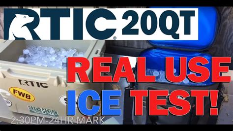 rtic soft cooler test|rtic soft cooler ice retention.